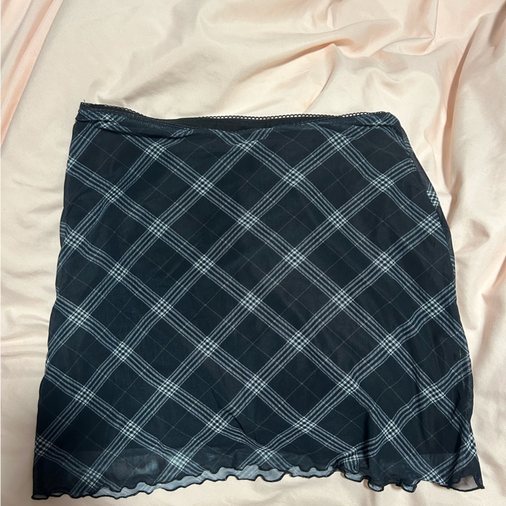 Plaid Mini Skirt